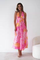 Oh Hello Clothing Women > Clothing > Dresses 1*DONE-64784d13 -pink halter neck dress -sasha