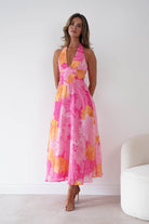 Oh Hello Clothing Women > Clothing > Dresses 1*DONE-64784d13 -pink halter neck dress -sasha