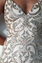 Oh Hello Clothing Debs & Prom Dresses 1*done-Aster Iridescent Beaded Embellished Gown |gold