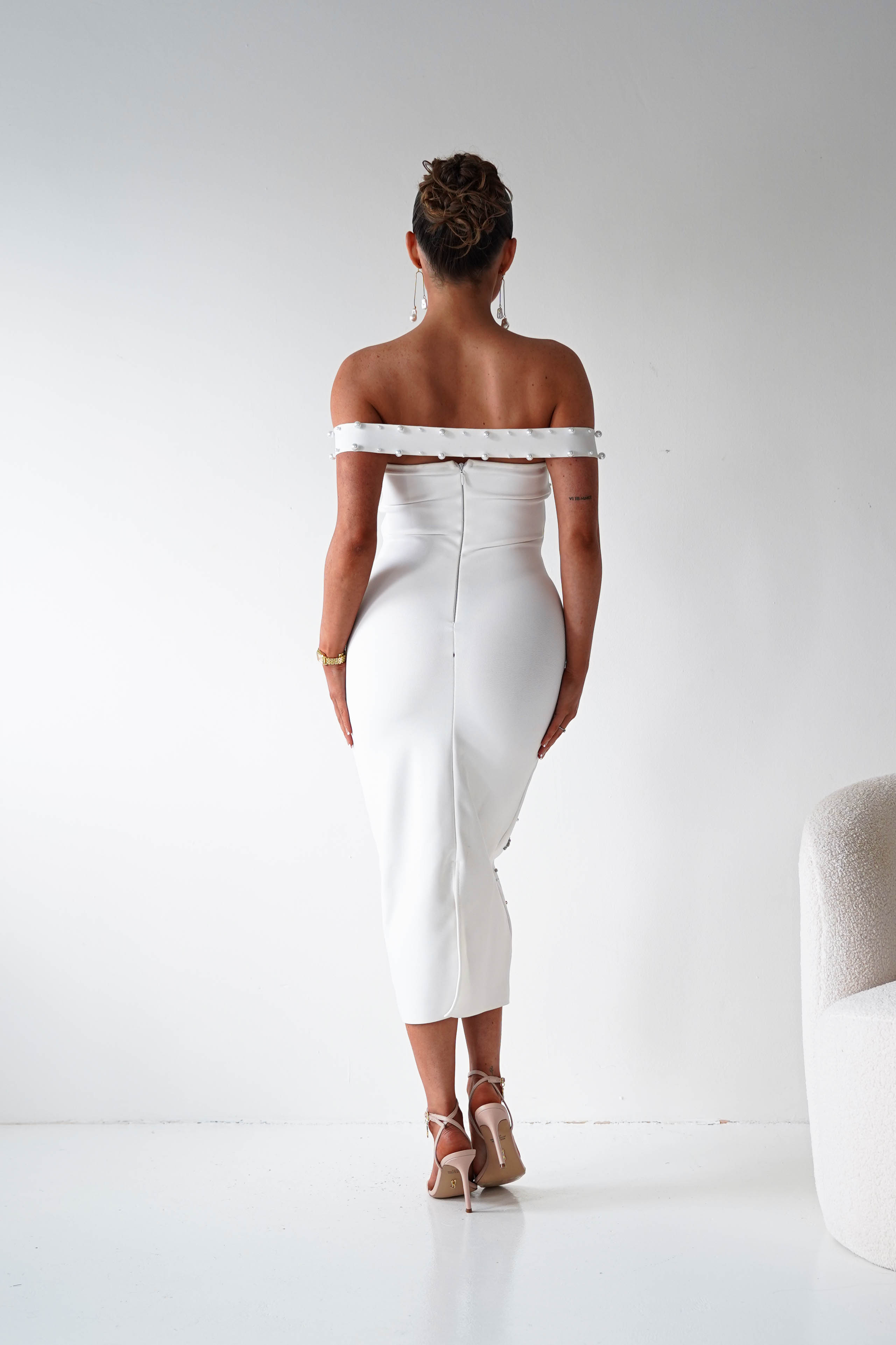 Oh Hello Clothing Women > Clothing > Dresses 1*DONE-Blayke Bodycon Bandage Maxi Dress |NEW COLOUR WHITE