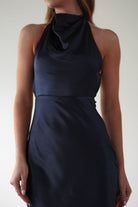 Capriana Pearl Back Maxi Dress Navy | Wedding Guest Dress | Maxi | Oh Hello Clothing