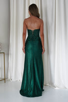 Caspian Embellished Bodycon Gown | Emerald Green | Debs & Prom | Formal Gown | Oh Hello Clothing