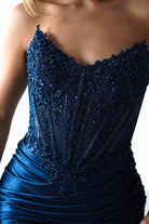 Caspian Embellished Bodycon Gown | Navy | Debs & Prom | Formal Gown | Oh Hello Clothing