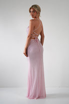 Cataleya Rhinestone Bodycon Gown | Pink | Debs & Prom | Formal Gown | Oh Hello Clothing