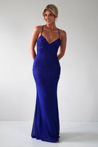 Cataleya Rhinestone Bodycon Gown | Royal Blue | Debs & Prom | Formal Gown | Oh Hello Clothing