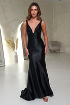 Cinderella On Sale Prague Glitter Bodycon Gown | Black