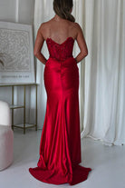 Raquel Bodycon Embellished Gown | Red | Debs & Prom | Formal Gown | Oh Hello Clothing