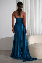 Pranvera Embellished Luxurious Gown | Peacock | Debs & Prom | Formal Gown | Oh Hello Clothing