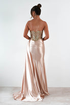 Saraya Bodycon Embellished Gown | Gold | Debs & Prom | Formal Gown | Oh Hello Clothing