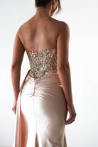 Saraya Bodycon Embellished Gown | Gold | Debs & Prom | Formal Gown | Oh Hello Clothing