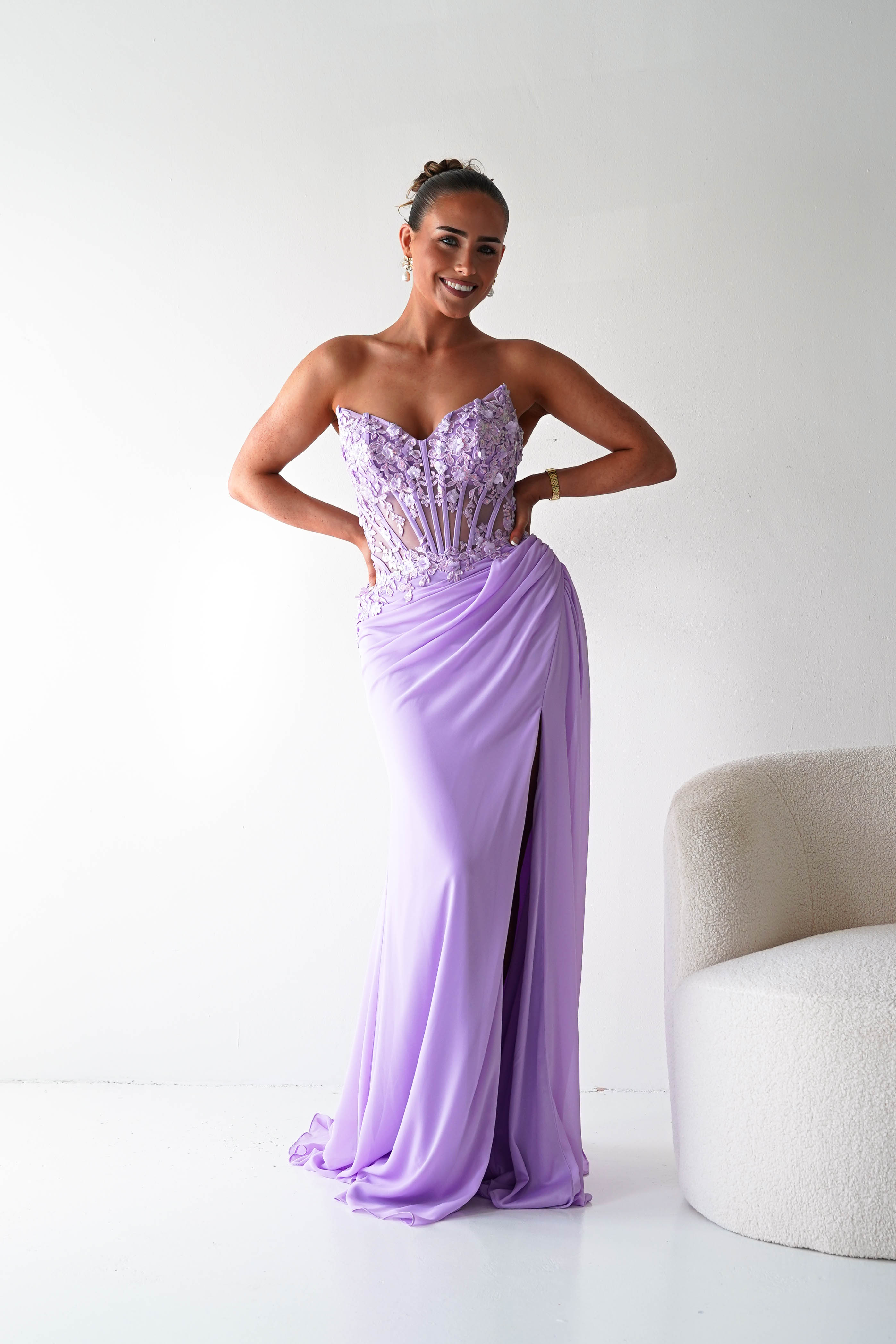 Oh Hello Clothing Women > Clothing > Dresses 1*DONE - Cinderalla-CD397-LAVENDER GOWN