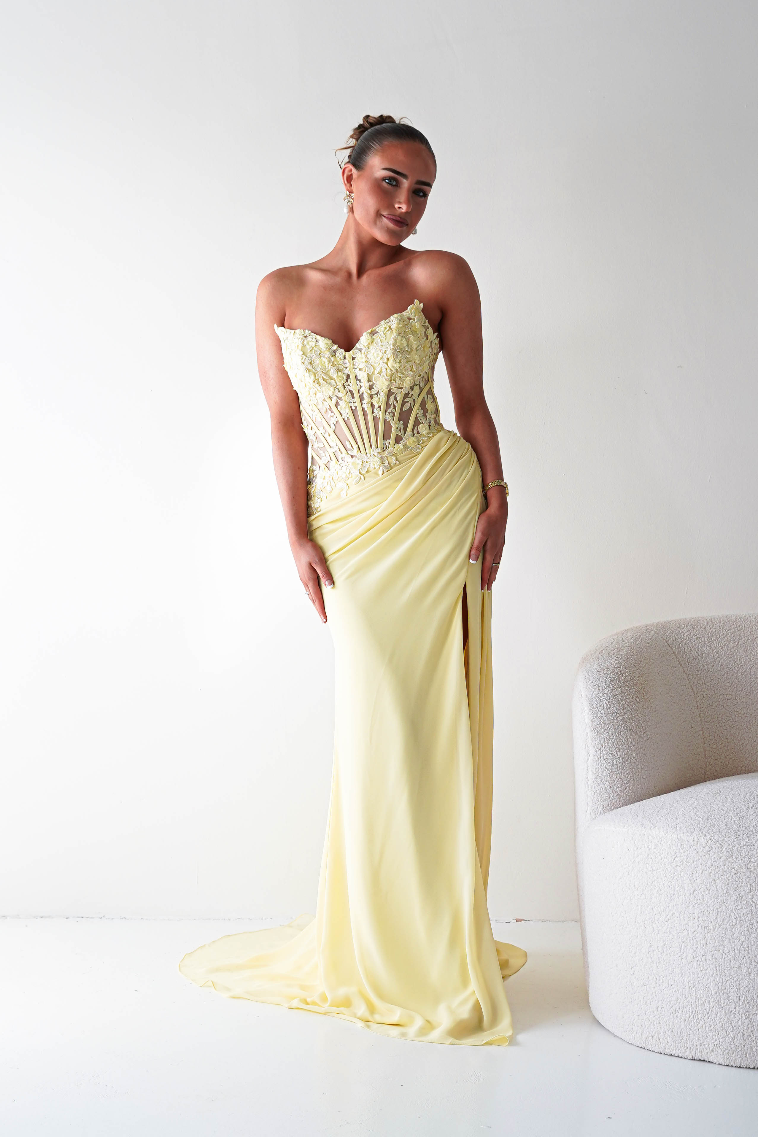 Oh Hello Clothing Women > Clothing > Dresses 1*DONE - Cinderalla-CD397-YELLOW GOWN (Copy)