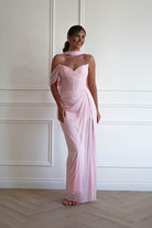Oh Hello Clothing Women > Clothing > Dresses 1*DONE -CINDERALLA-CD406- PINK GOWN WITH MATCHING SCARF