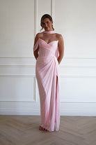 Oh Hello Clothing Women > Clothing > Dresses 1*DONE -CINDERALLA-CD406- PINK GOWN WITH MATCHING SCARF