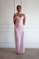 Oh Hello Clothing Women > Clothing > Dresses 1*DONE -CINDERALLA-CD406- PINK GOWN WITH MATCHING SCARF