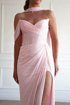 Oh Hello Clothing Women > Clothing > Dresses 1*DONE -CINDERALLA-CD406- PINK GOWN WITH MATCHING SCARF