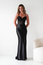 Oh Hello Clothing Dresses 1*DONE - Cinderalla- Embellished Corset Evening Gown x4 colours- Black
