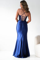 Oh Hello Clothing Dresses 1*DONE - Cinderalla- Embellished Corset Evening Gown x4 colours- NAVY