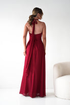 Oh Hello Clothing Dresses 1*DONE -CINDERALLA-T715 BURGUNDY FLOWY DRESS (Copy)