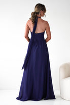 Oh Hello Clothing Dresses 1*DONE -CINDERALLA-T715 NAVY FLOWY DRESS
