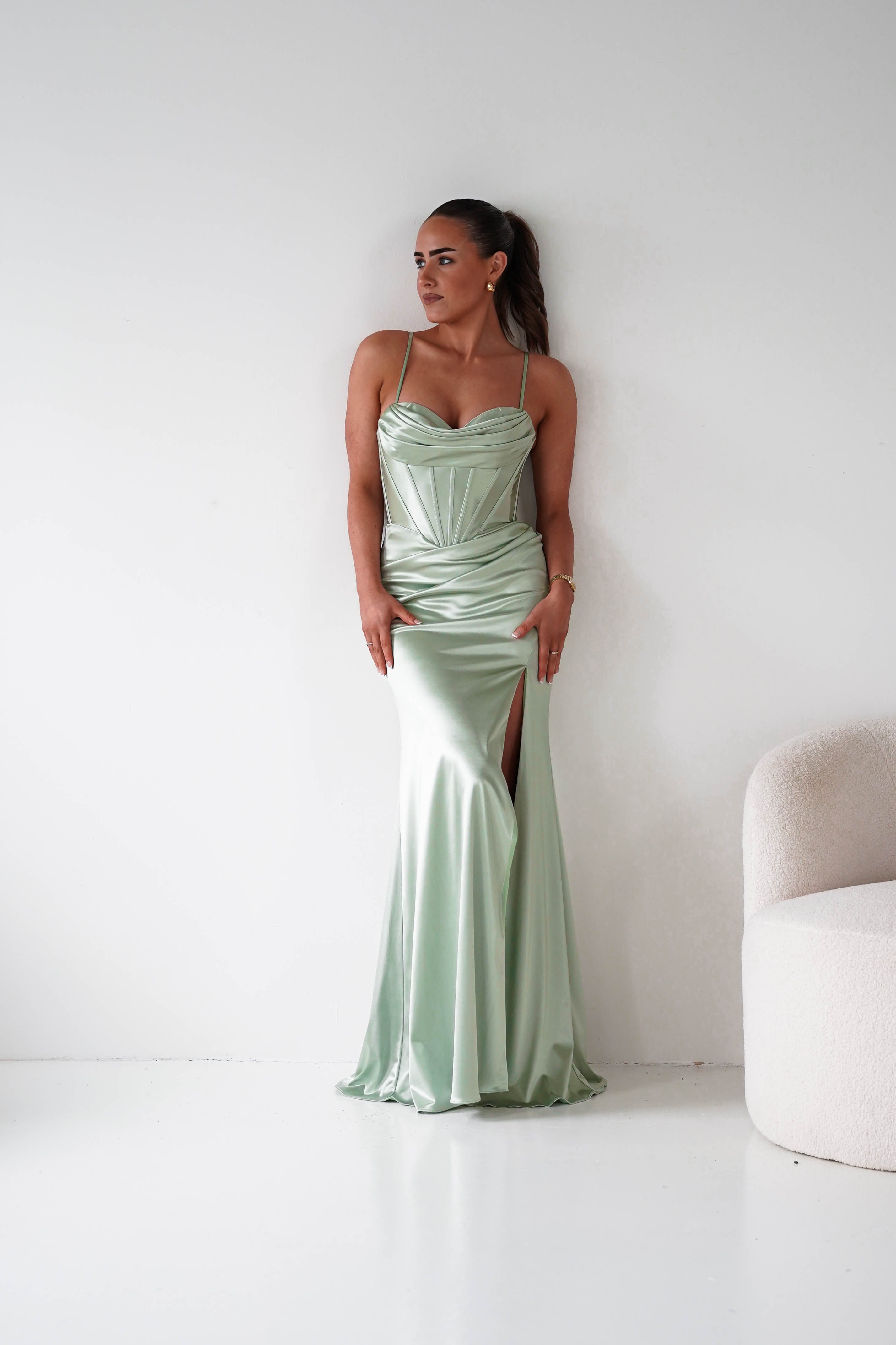 Oh Hello Clothing Women > Clothing > Dresses 1*DONE - Cinderalla-t815- New colour Sage