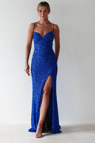 Clarisse Bodycon Sequin Gown | Royal Blue | Debs & Prom | Formal Gown | Oh Hello Clothing