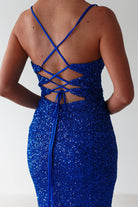 Clarisse Bodycon Sequin Gown | Royal Blue | Debs & Prom | Formal Gown | Oh Hello Clothing