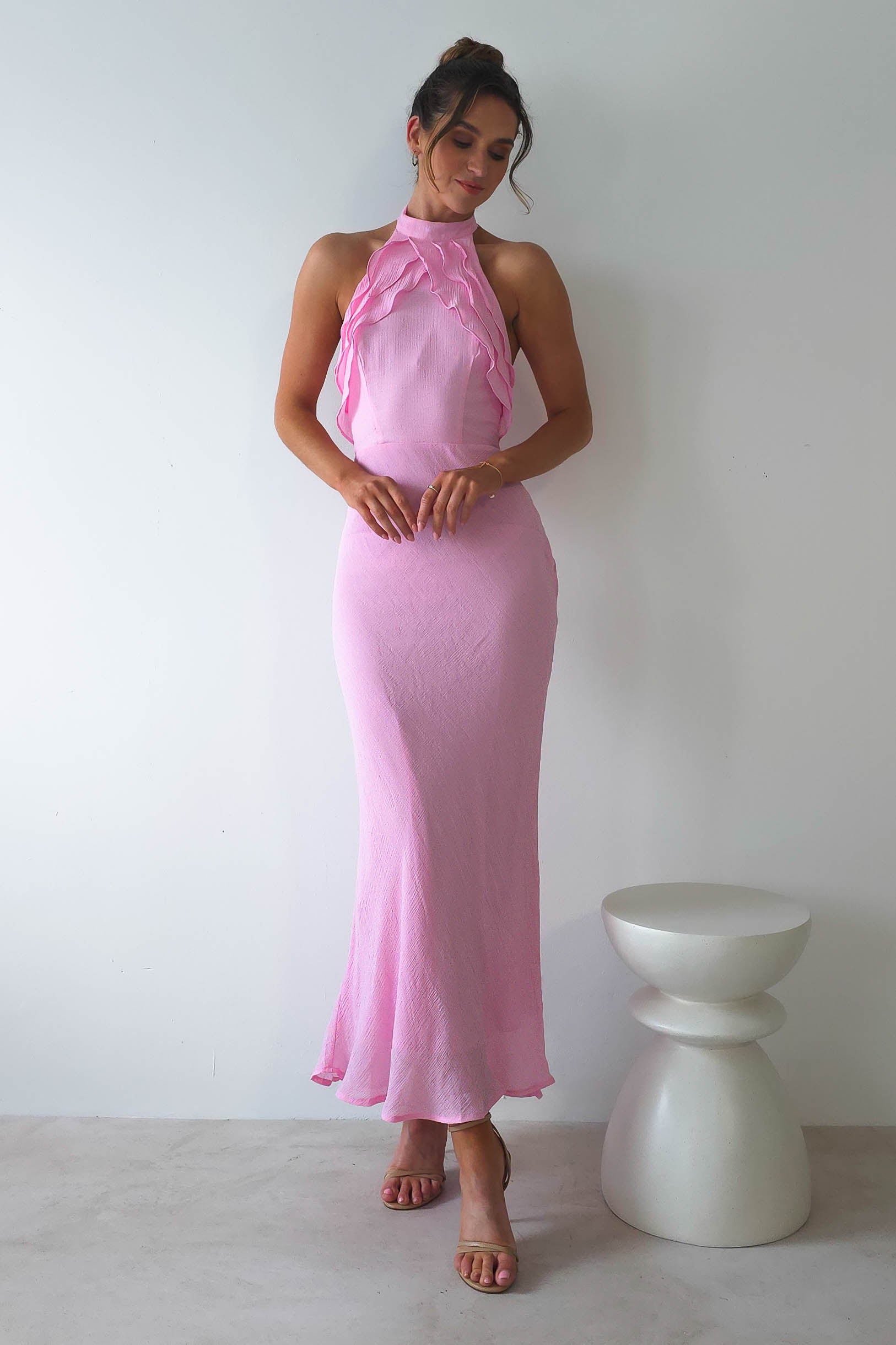 Sukienka bodycon midi Tassie | Różowy