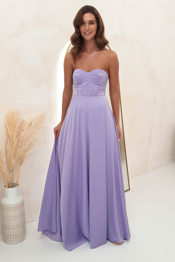 Jodie Corset Aline Gown | Lilac