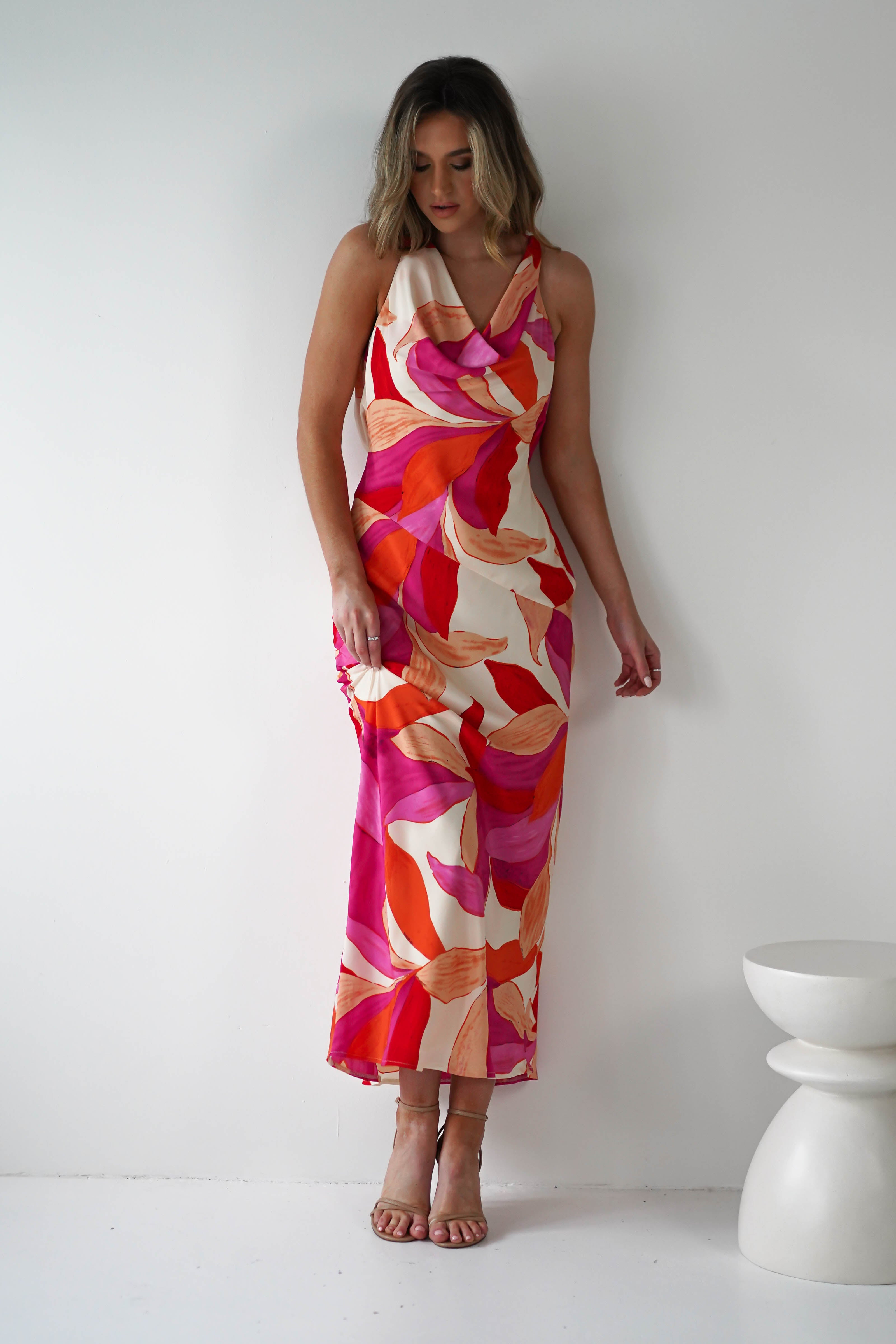 Cher Printed Maxi Dress | Mixed Print