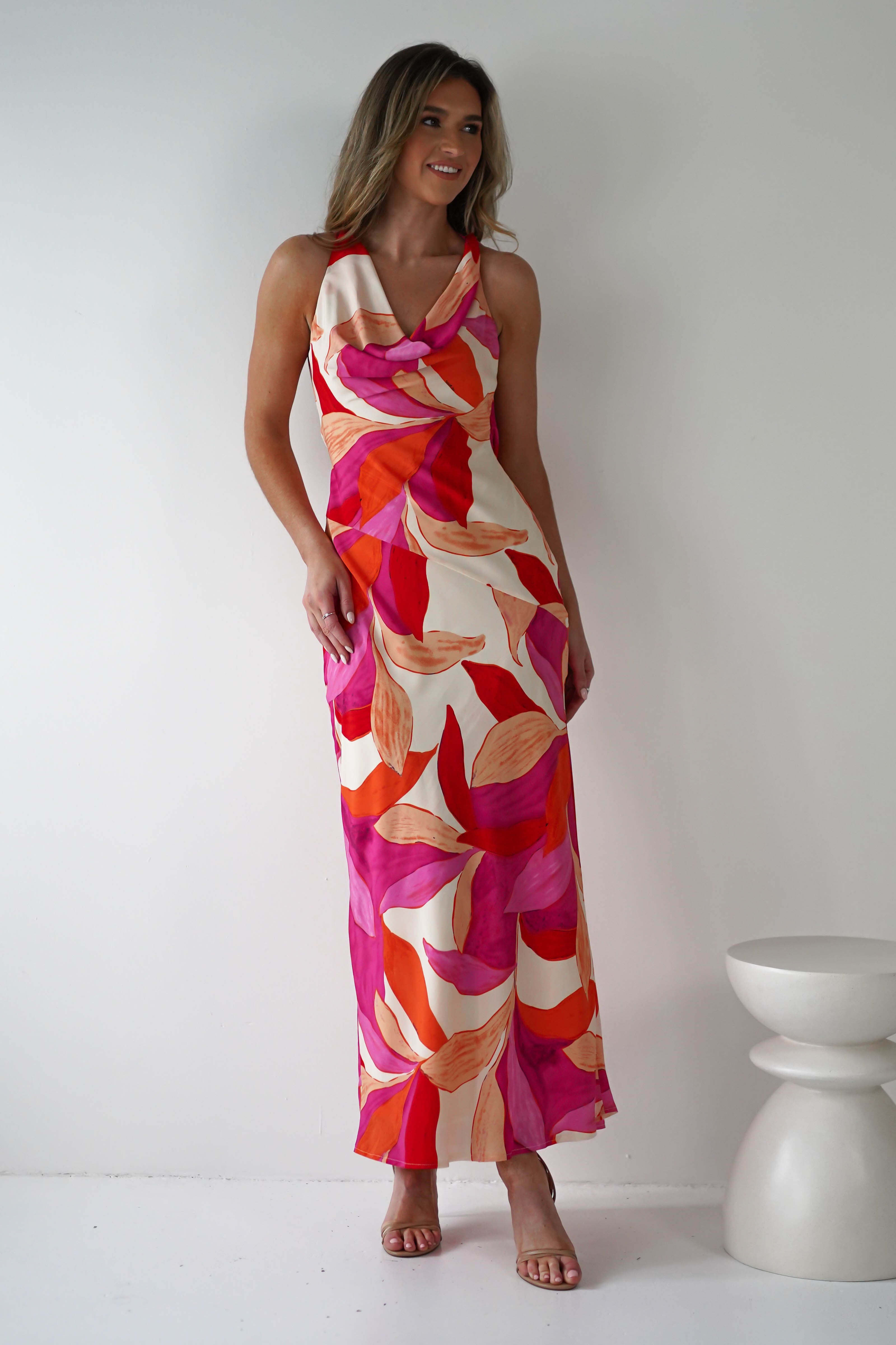 Cher Printed Maxi Dress | Mixed Print