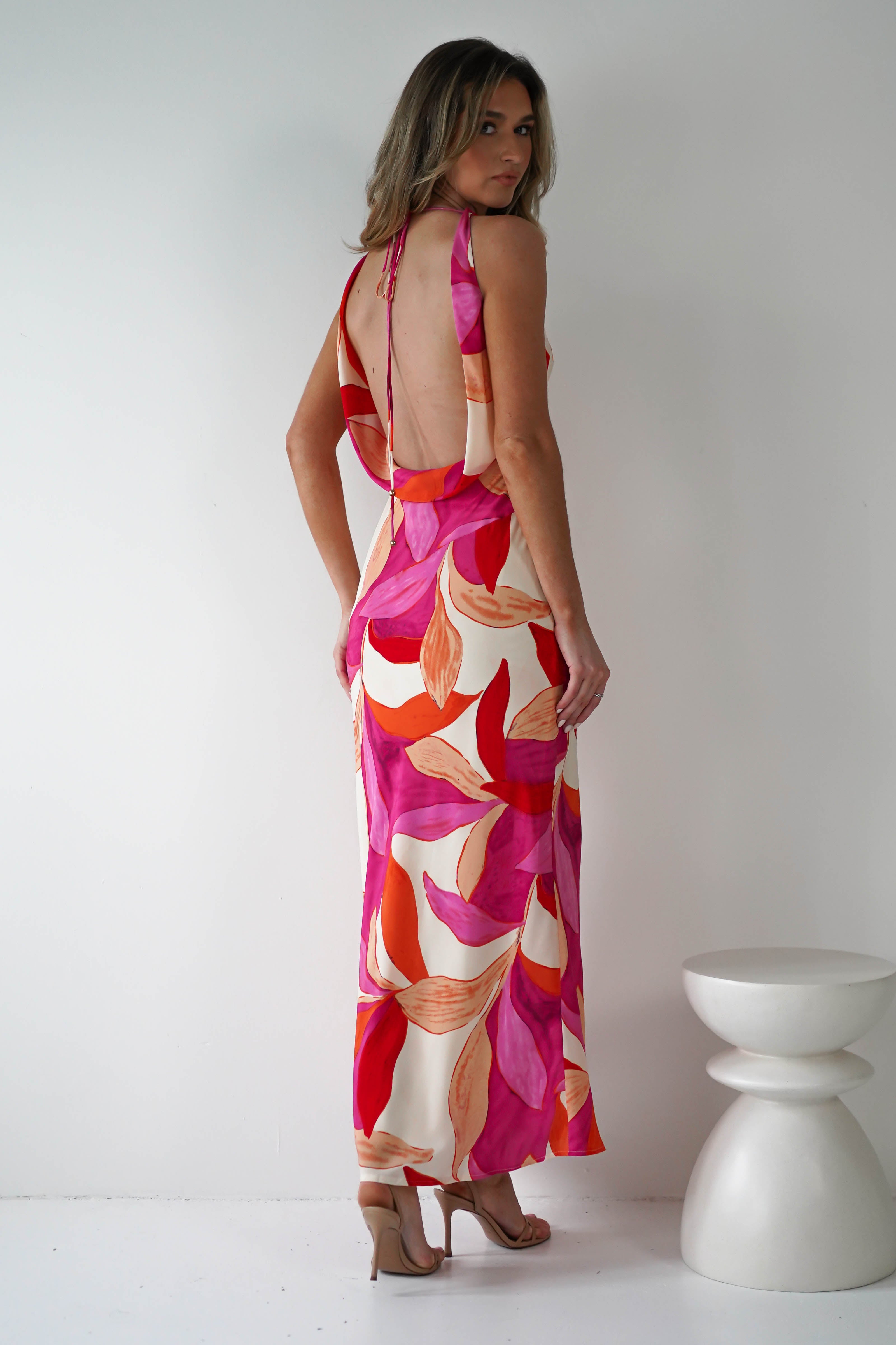 Cher Printed Maxi Dress | Mixed Print