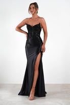 Dallas Luxe Embellished Gown | Black | Debs & Prom | Formal Gown | Oh Hello Clothing