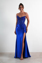 Dallas Luxe Embellished Gown | Royal Blue | Debs & Prom | Formal Gown | Oh Hello Clothing