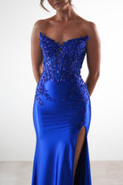 Dallas Luxe Embellished Gown | Royal Blue | Debs & Prom | Formal Gown | Oh Hello Clothing