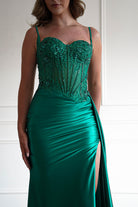 Oh Hello Clothing Dresses > Prom Dresses 1*DONE- Diva Embellished Corset Gown / NEW COLOUR EMERALD
