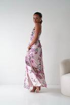 Oh Hello Clothing Women > Clothing > Dresses 1*DONE -DRESSFORUM-FD12771FD12771-P2042-Lilac Floral Corset Maxi Dress