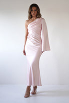 Sylvana Silky Maxi Dress Pink | Wedding Guest Dress | Maxi | Oh Hello Clothing