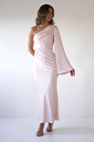 Sylvana Silky Maxi Dress Pink | Wedding Guest Dress | Maxi | Oh Hello Clothing