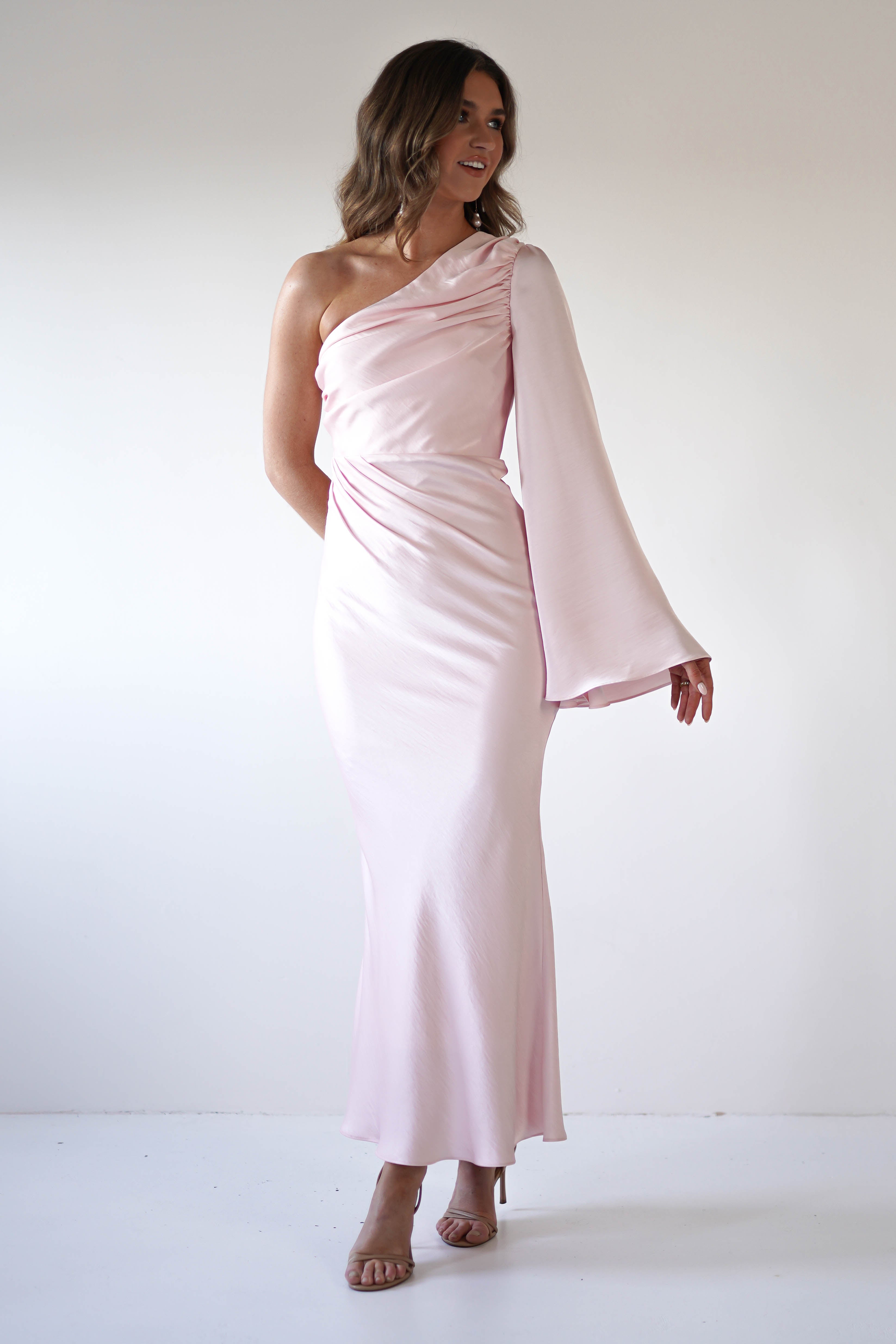 Sylvana Silky Maxi Dress | Pink