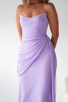 Oh Hello Clothing Women > Clothing > Dresses 1*DONE-Finn Strapless Draped Maxi Dress | LAVENDER