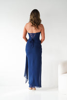 Oh Hello Clothing Women > Clothing > Dresses 1*DONE-Finn Strapless Draped Maxi Dress | NAVY