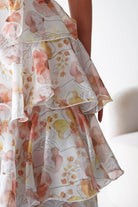 Oh Hello Clothing Women > Clothing > Dresses 1*DONE -INDIKAH-CM6406D16-Floral Tiered Strapless Maxi Dress