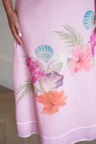 Oh Hello Clothing Women > Clothing > Dresses 1*DONE-INDIKAH- CM6630DB02- Pink Floral Tie Strap Midi Dress