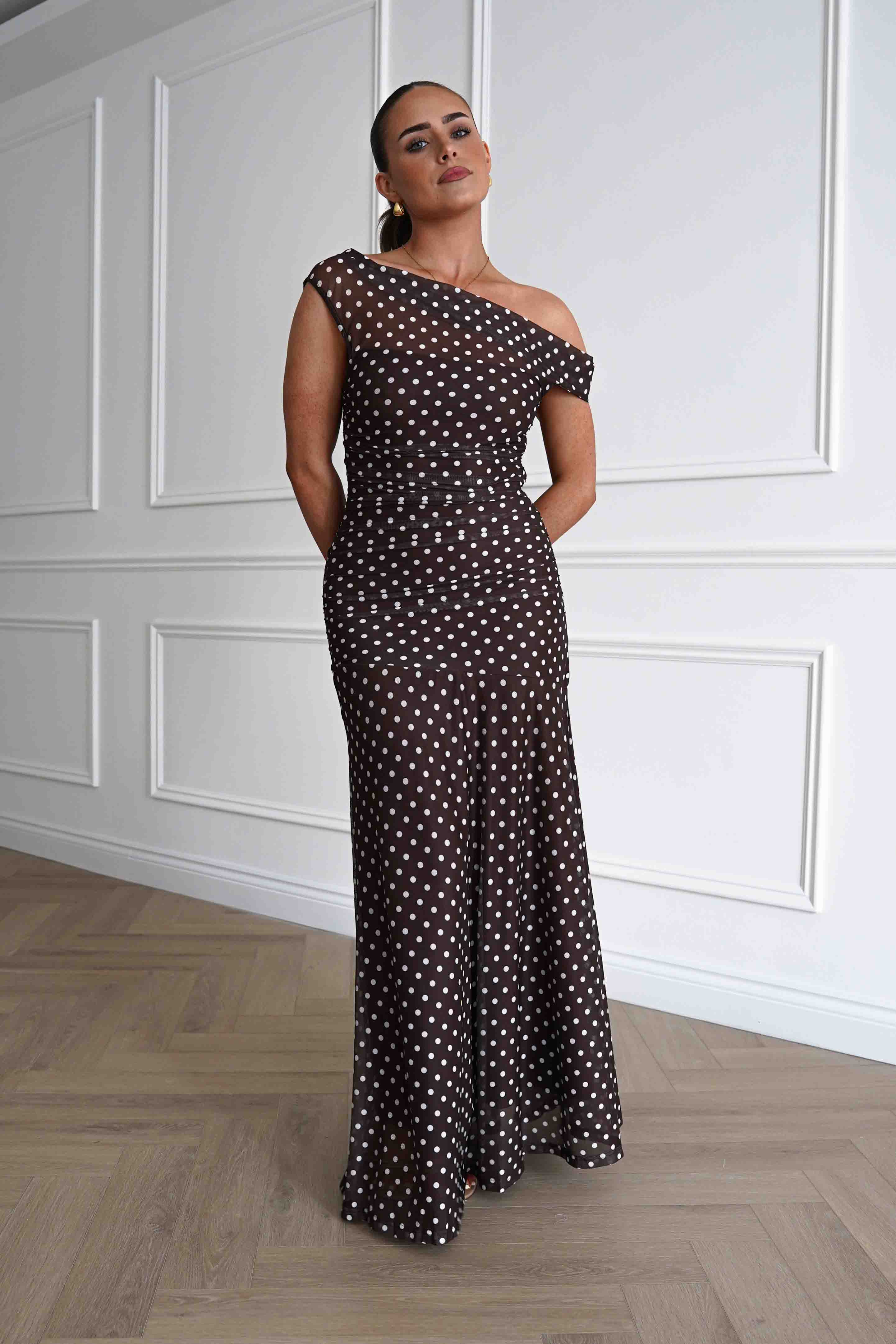 Oh Hello Clothing Dresses > Prom Dresses 1*DONE-INDIKAH-KA0334D10-Polka dot dress
