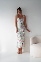 Oh Hello Clothing Women > Clothing > Dresses 1*DONE -INDIKAH-ST5121D02-MINT FLORAL DRESS