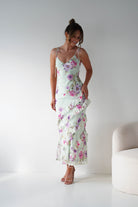 Oh Hello Clothing Women > Clothing > Dresses 1*DONE -INDIKAH-ST5121D02-MINT FLORAL DRESS