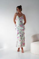 Oh Hello Clothing Women > Clothing > Dresses 1*DONE -INDIKAH-ST5121D02-MINT FLORAL DRESS
