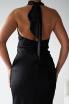 Oh Hello Clothing Women > Clothing > Dresses 1* DONE- Isla Halterneck Maxi Slip Dress | BLACK