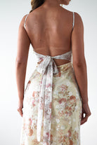 Annabelle Floral Print Midaxi Dress Yellow | Wedding Guest Dress | Oh Hello Clothing